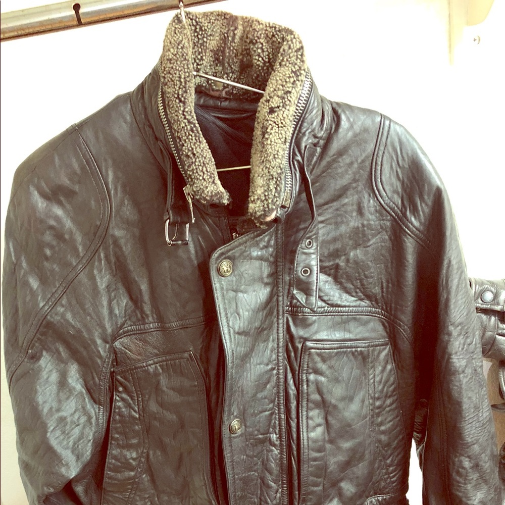 Marco Peirguidi Mens Leather Jacket